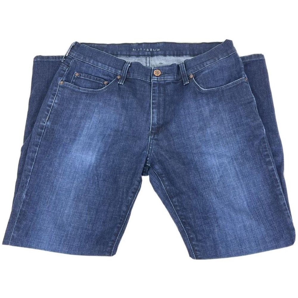 Mott&Bow Straight Denim Jeans W35 L30 Dark Wash